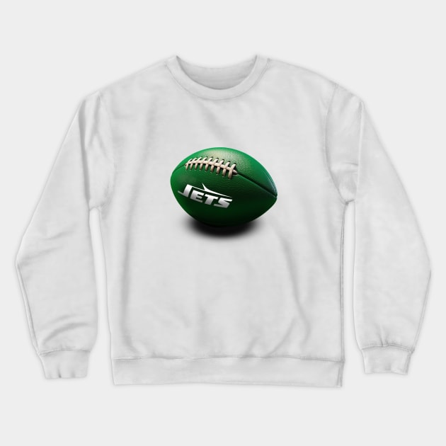 A Jets Football Crewneck Sweatshirt by DavidLoblaw